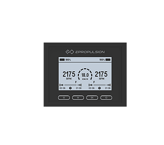 Panneau d'affichage externe de la batterie E